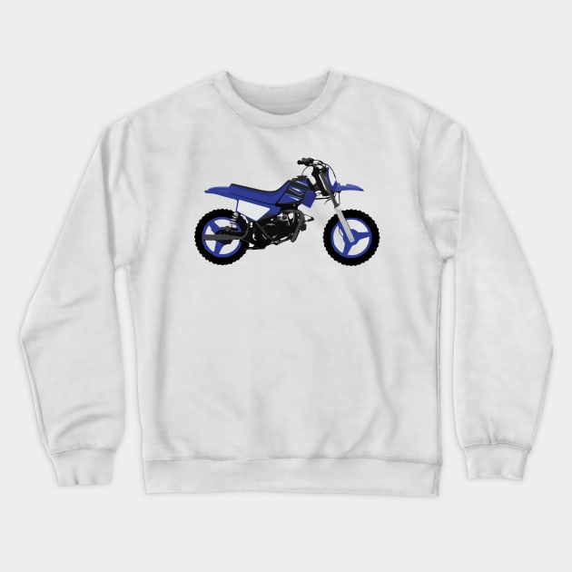 Motorcycle Yamaha PW50 Crewneck Sweatshirt by WiredDesigns